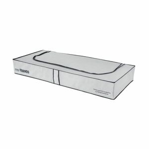 Compactor My Friends 108 x 45 x 15 cm nízký úložný box šedo-bílý obraz