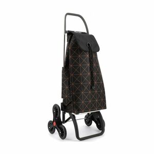 Rolser I-Max Star 6 43 l nákupní taška s kolečky do schodů černo-oranžová obraz