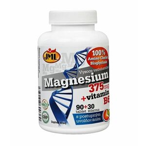 JML Magnesium 375 mg + vitamin B6 90+30 tablet obraz