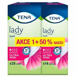 TENA Lady slim ultra mini inkontinenční vložky 50% navíc 42 kusů obraz