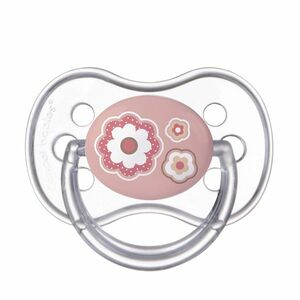 CANPOL BABIES Dudlík silikonový symetrický NEWBORN BABY 6-18m růžový obraz