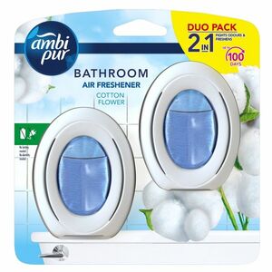 AMBI PUR Bathroom Osvěžovač vzduchu Cotton 2 x 7, 5 ml obraz