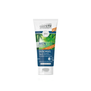 LAVERA Men Sensitiv Vlasový&tělový šampon 3 v 1 Pro muže 200 ml obraz
