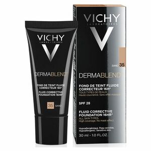 VICHY Dermablend Fluidní korekční make-up - odstín 35 Sand 30 ml obraz