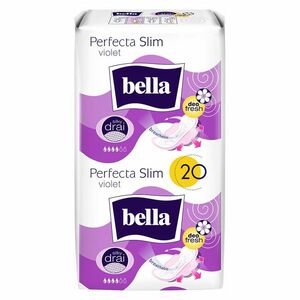 BELLA Perfecta Slim Violet Hygienické vložky s křidélky 20 ks obraz