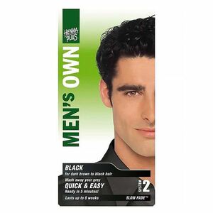 HENNA PLUS Přírodní barva na vlasy pro muže Černá 80 ml obraz