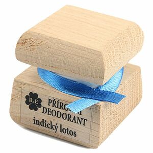RAE Přírodní krémový deodorant dřevěná krabička Indický lotos 50 ml obraz