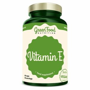GREENFOOD NUTRITION Vitamin E 60 kapslí obraz