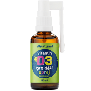 ALLNATURE Vitamin D3 pro děti s MCT olejem ve spreji 50 ml obraz
