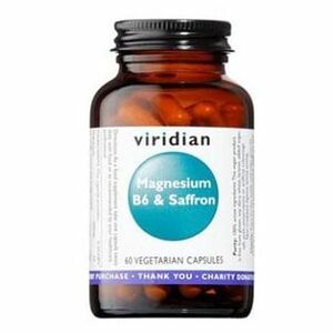 VIRIDIAN Nutrition Magnesium B6 & Saffron 60 kapslí obraz