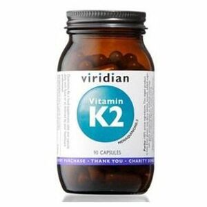 VIRIDIAN Nutrition vitamin K2 90 kapslí obraz