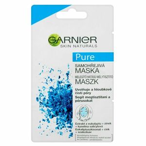 GARNIER Skin Naturals Pure Samohřejivá maska 2x6 ml obraz
