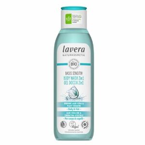 LAVERA Basis Sensitive sprchový gel na tělo a vlasy 2v1 200 ml obraz