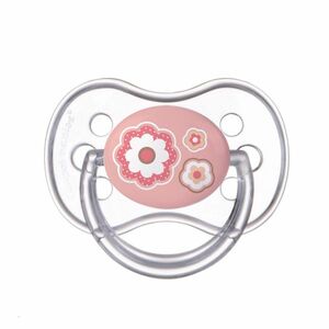 CANPOL BABIES Dudlík silikonový symetrický NEWBORN BABY 18+m růžový obraz