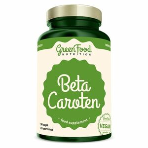 GREENFOOD NUTRITION Beta caroten 90 kapslí obraz