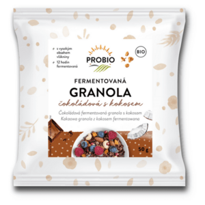 PROBIO Granola fermentovaná čokoládová s kokosem BIO 50 g obraz