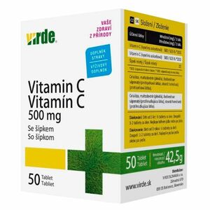 VIRDE Vitamin C 500 mg se šípkem 50 tablet obraz