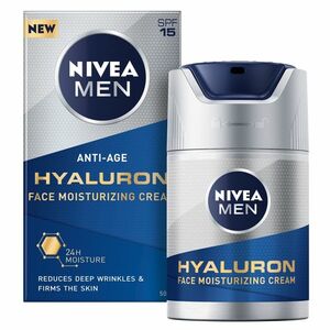 NIVEA Men Hyaluron Hydratační pleťový krém proti vráskám 50 ml obraz