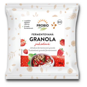 PROBIO Granola fermentovaná jahodová BIO 50 g obraz