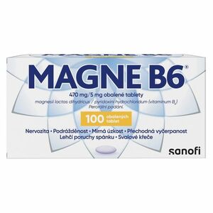 MAGNE B6 470 mg / 5 mg 100 tablet obraz