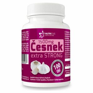 NUTRICIUS Česnek extra strong 1500 mg 100 tablet obraz
