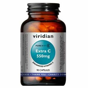 VIRIDIAN Nutrition Extra C 550 mg 90 kapslí obraz