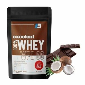 Excelent 100% Whey Protein WPC 80 - Body Nutrition 1000 g Coconut obraz