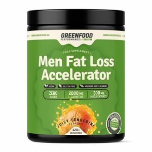 GreenFood Performance nápoj pro muže Fat Loss Accelerator 420 g Mandarinka obraz