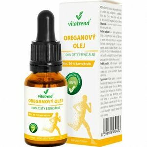Vitatrend Oreganový olej 100% čistý 30 ml obraz