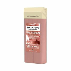 Arcocere Epilační vosk Professional Wax Pink Titanium Bio (Roll-On Cartidge) 100 ml obraz