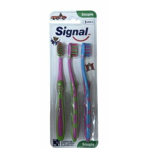 Signal Kids Soft zubné kefky nad 3 rokov 3ks obraz
