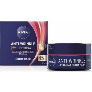 Nivea Anti-Wrinkle + Firming 45+ Spevňujúci nočný krém proti vráskam 50 ml obraz