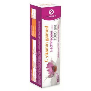 Galmed Vitamin C 1000 mg s echinaceou 20 šumivých tablet obraz