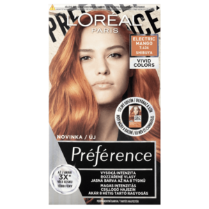 L'Oréal Paris Préférence Vivid Colors permanentní barva na vlasy 7.434 Shibuya 150 ml obraz