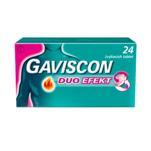 Gaviscon Duo Efekt Žvýkací tablety 24 ks obraz