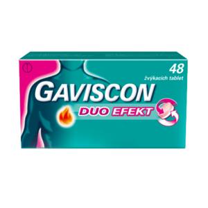 Gaviscon Duo Efekt Žvýkací tablety 48 ks obraz