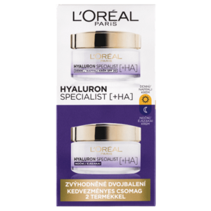 L'Oréal Paris Hyaluron Specialist denní a noční krém 2 x 50 ml obraz