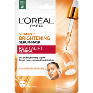 L'Oréal Paris Revitalift Clinical rozjasňující pleťová maska s vitaminem C, 26 g obraz