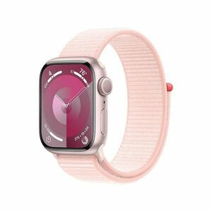 Apple Watch Series 9 GPS 41mm hliníkové pouzdro se sportovním řemínkem, růžové obraz