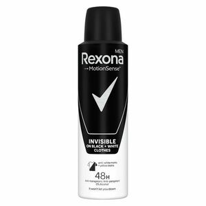 Rexona Men Invisible Black&White Antiperspirant sprej 150 ml obraz