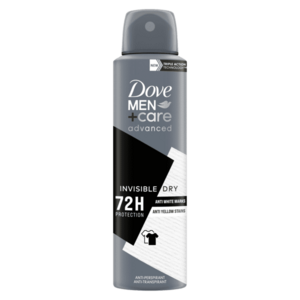 DOVE MEN+CARE Advanced Invisible Dry Antiperspirant sprej 150 ml obraz