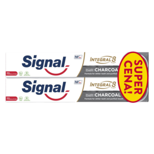 Signal Integral 8 Charcoal Zubní pasta duopack 2 x 75 ml obraz