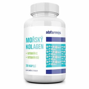 ABFARMIS Mořský kolagen + vitamín C a vitamín B3 30 kapslí obraz