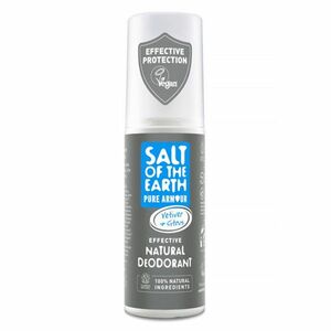 SALT OF THE EARTH Přírodní minerální deodorant spray Pure Armour Vetiver & Citrus pro muže 100 ml obraz