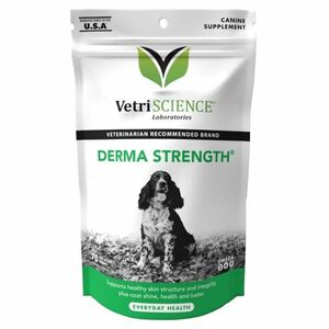 VETRISCIENCE Derma Strenght žvýkací pamlsek pro psy na podporu kůže a srsti 140 g obraz