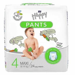 BELLA HAPPY Baby pants maxi plenkové kalhotky 8 - 14 kg 24 kusů obraz