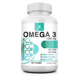ALLNATURE Omega 3 1200 mg 60 kapslí obraz