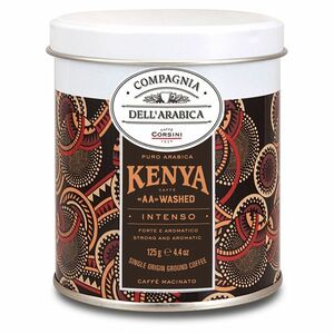 CORSINI Kenya intenso mletá káva plech 125 g obraz
