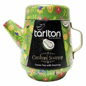 TARLTON Tea Pot Cardinal Soursop Green Tea zelený čaj plech 100 g obraz