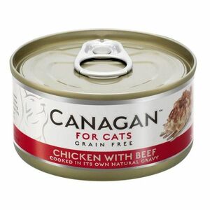 CANAGAN Chicken with beef konzerva pro kočky 75 g obraz